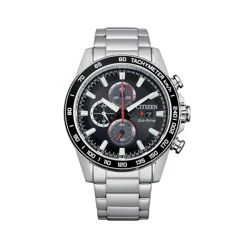 Citizen Eco-Drive Chronograph Collection Black Dial