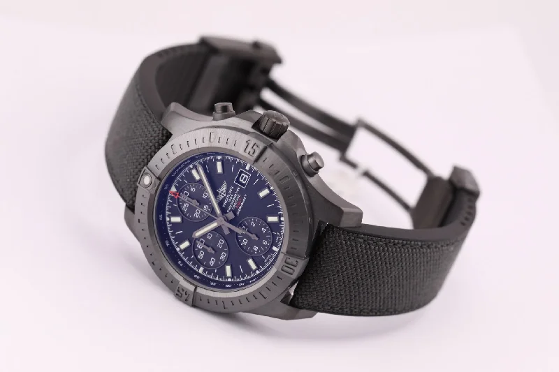 Breitling Colt Chronograph Automatic Blacksteel Military with Folding Buckle