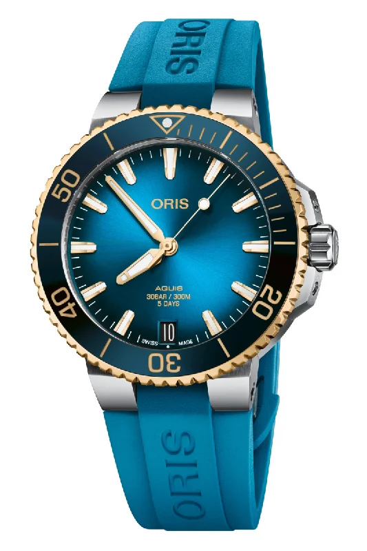 Oris Aquis Date Calibre 400 41.5mm Bi-Color 01 400 7769 6355-07 4 22 75FC