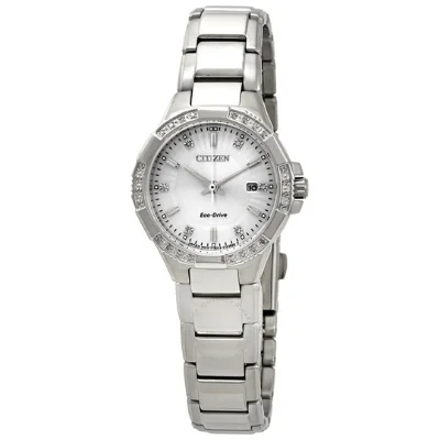 Ladies Citizen Riva Diamond Set Eco-Drive Watch